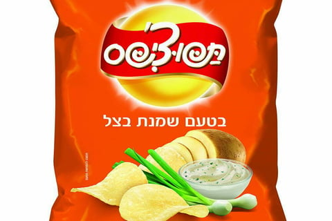 תפוצ'יפס שמנת בצל