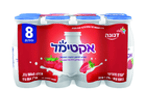 אקטימל מארז תות 8 יח