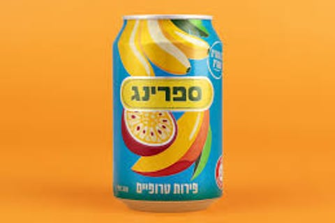 פחית ספרינג פירות טרופיים